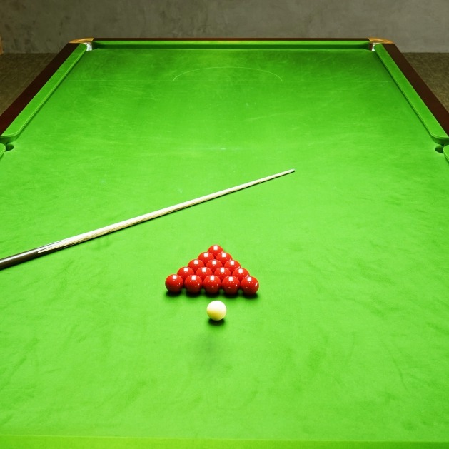 Snooker Table with Cue