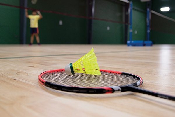 Badminton Racket with shuttle Cock
