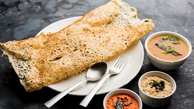 Dosa with Chutney