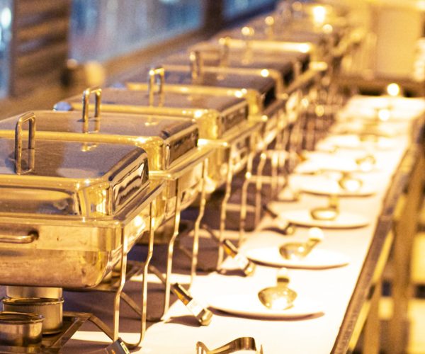 Indoor Banquet Food Line